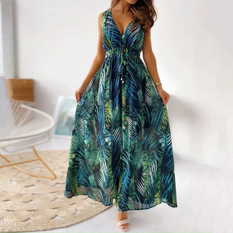 Vestido Floral Longo Anitta