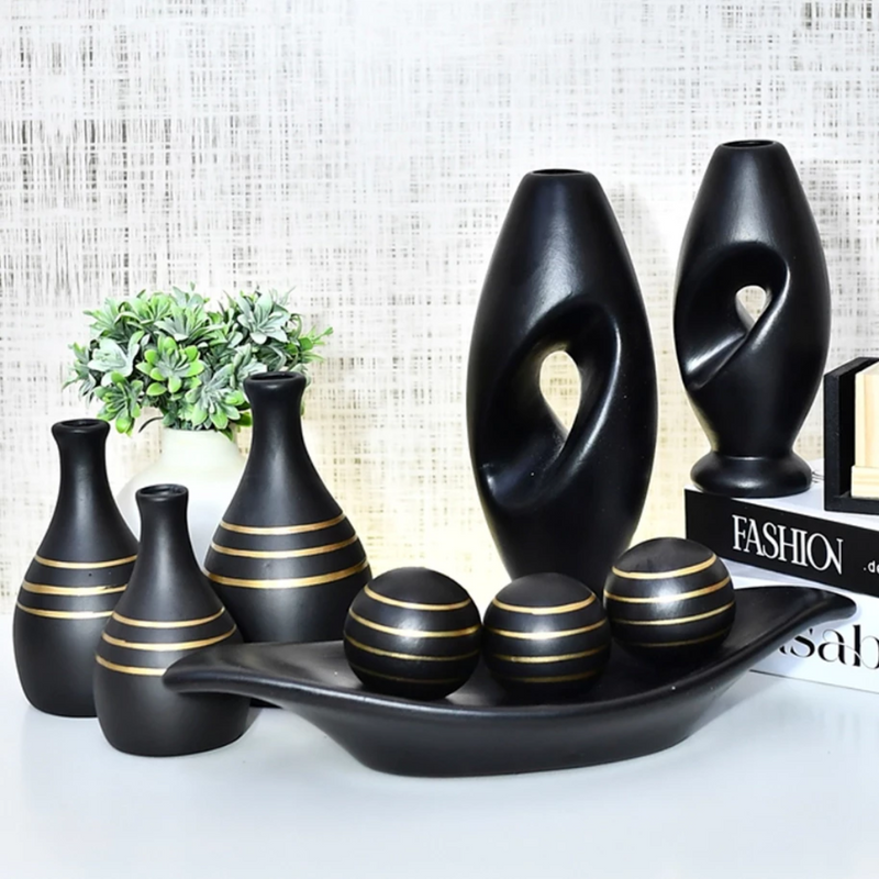 Kit 9 Jarros Decorativos