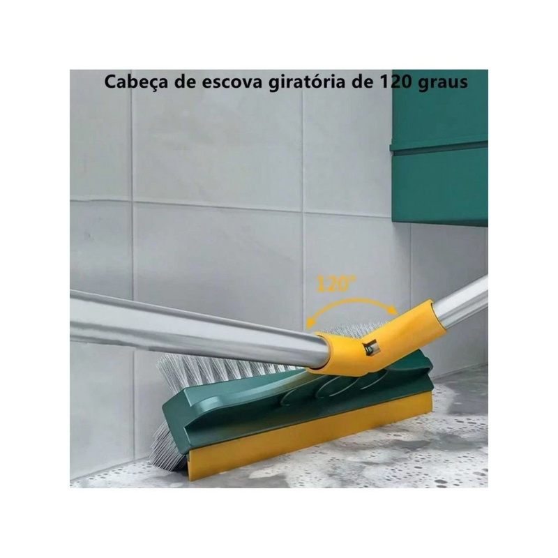 Vassoura Rodo Gap Limpeza Esfregão-3 em 1