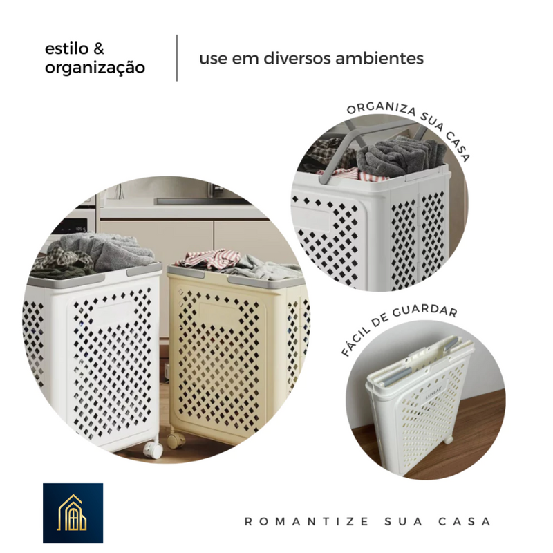 Cesto Organizador Dobrável Luxo