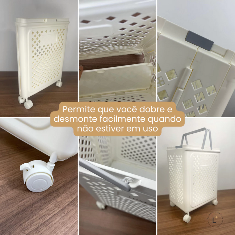 Cesto Organizador Dobrável Luxo