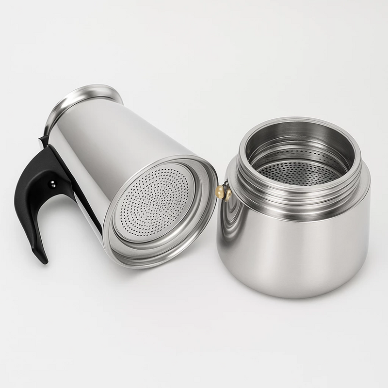 Cafeteira Expresso Italiana 600ml Aço Inox Premiun