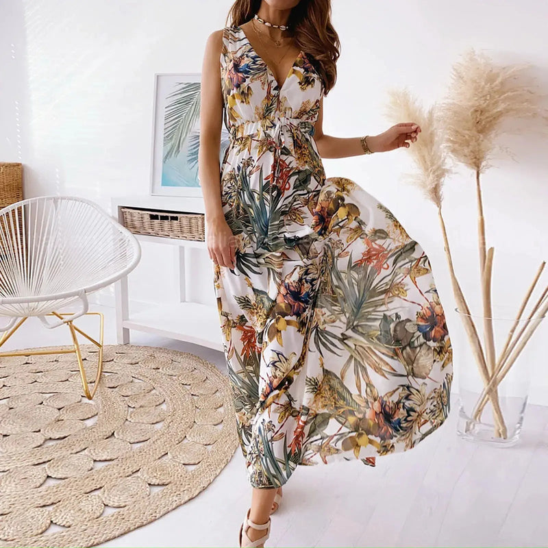 Vestido Floral Longo Anitta