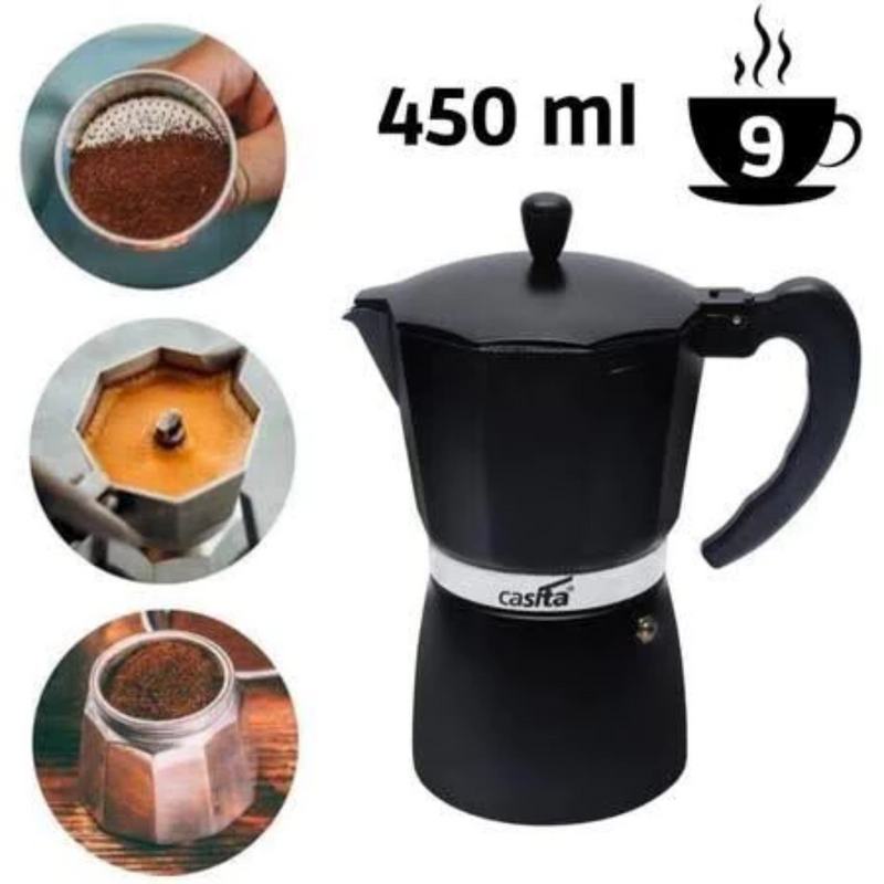 Cafeteira Italiana Moka Express Faz 9 Xícaras Premiun