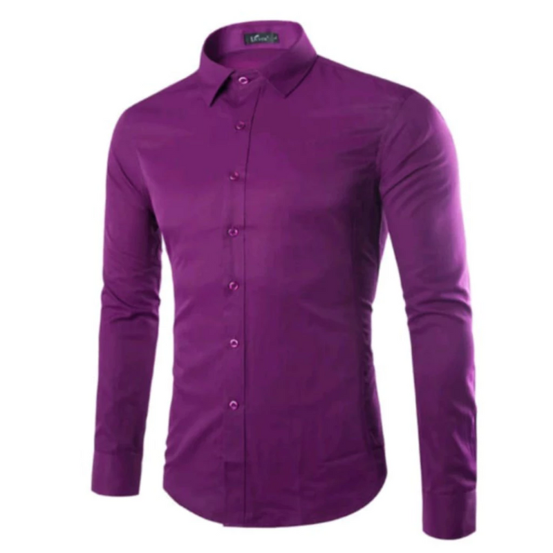 Camisa Slim Fit Manga Longa Premium