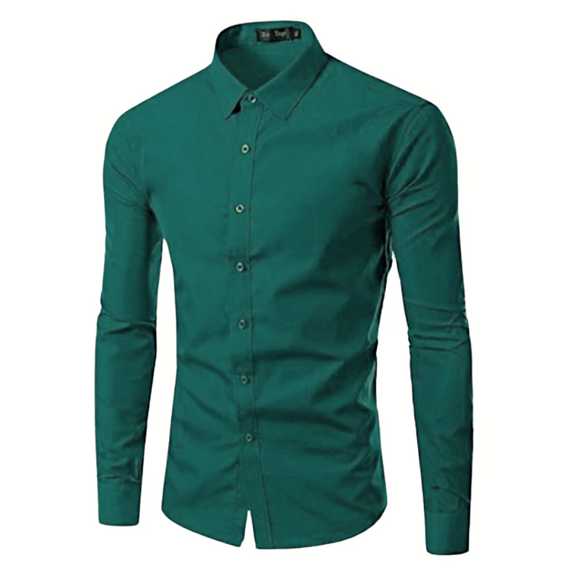 Camisa Slim Fit Manga Longa Premium