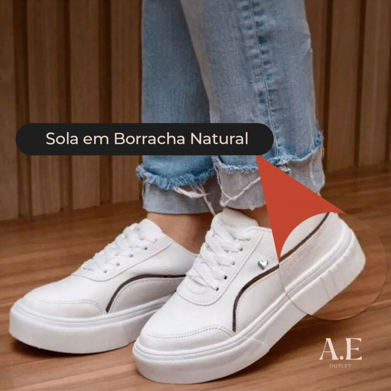 Tênis Plataforma Casual Linha Premium