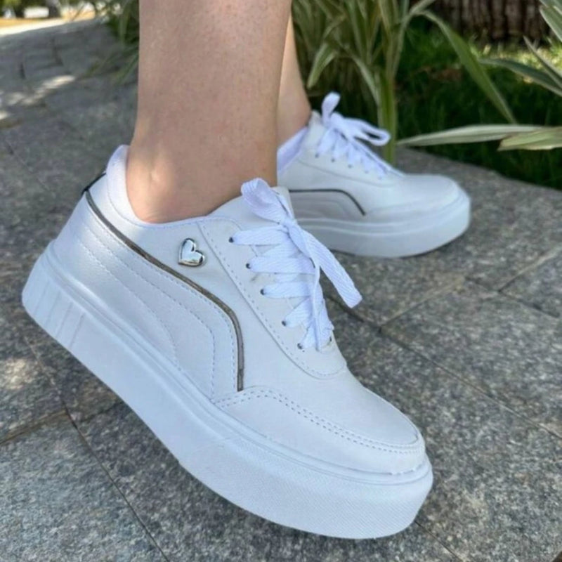 Tênis Plataforma Casual Linha Premium