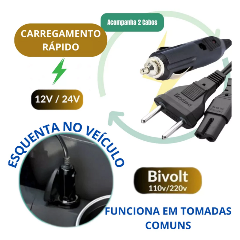 MARMITA ELÉTRICA VEICULAR BIVOLT