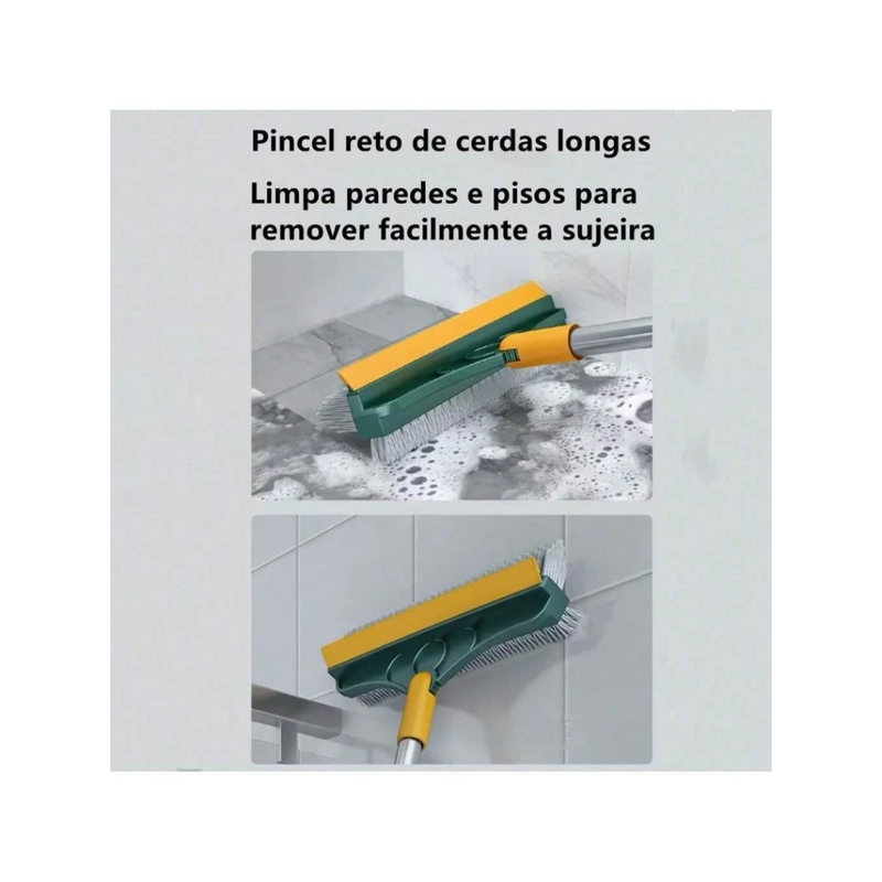 Vassoura Rodo Gap Limpeza Esfregão-3 em 1