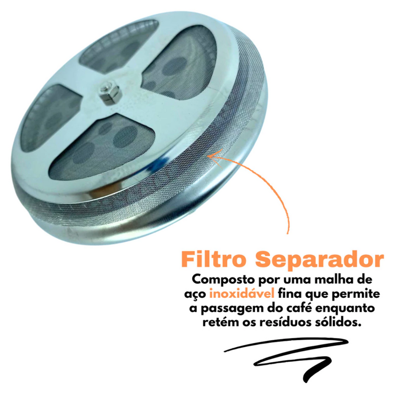 Cafeteira Prensa Francesa 800ml de Inox Vidro Cremeira para Café Leite Filtro de aço Inoxidável