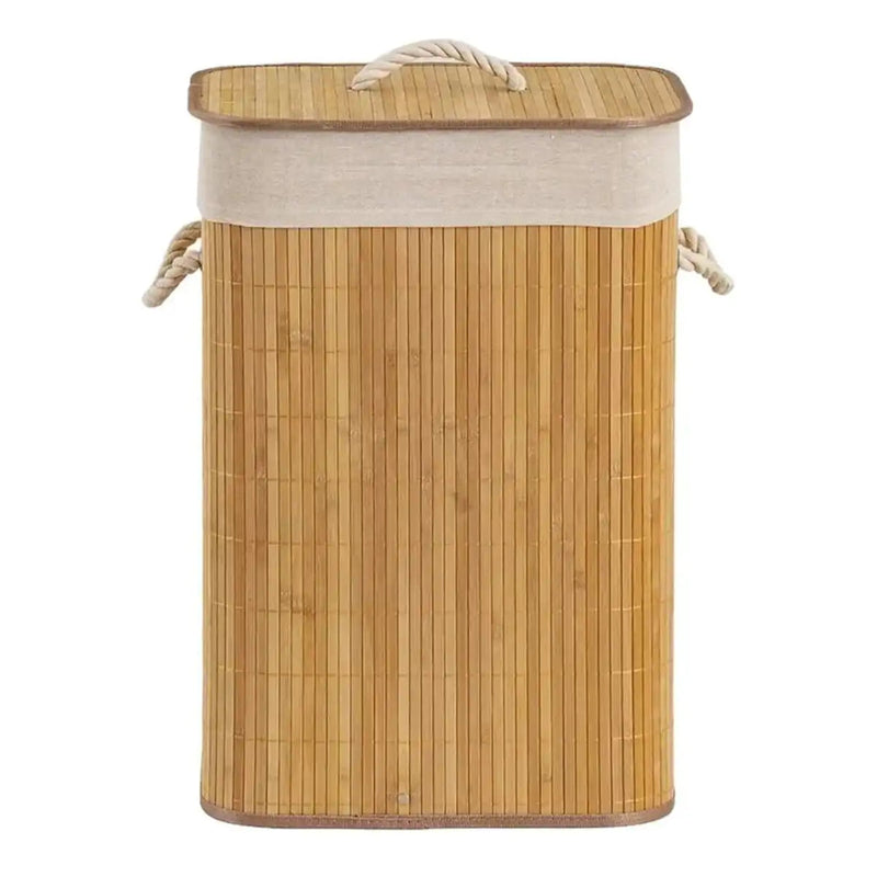🌿 Cesto de Roupas Sujas Retangular Forrado – Banheiro e Lavanderia