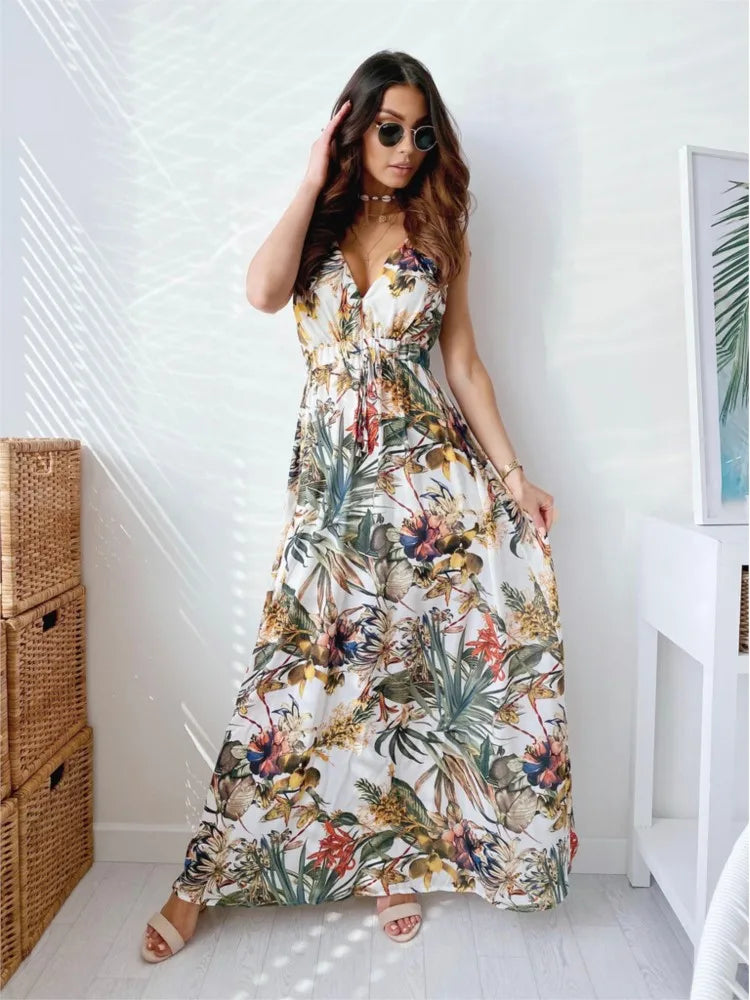 Vestido Floral Longo Anitta