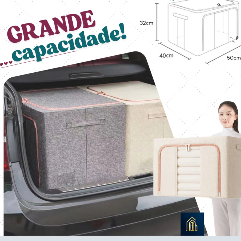 Caixa Organizadora Roupas Dobrável Premiun