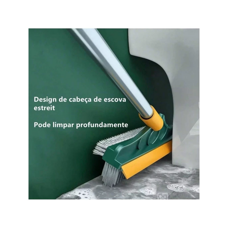 Vassoura Rodo Gap Limpeza Esfregão-3 em 1