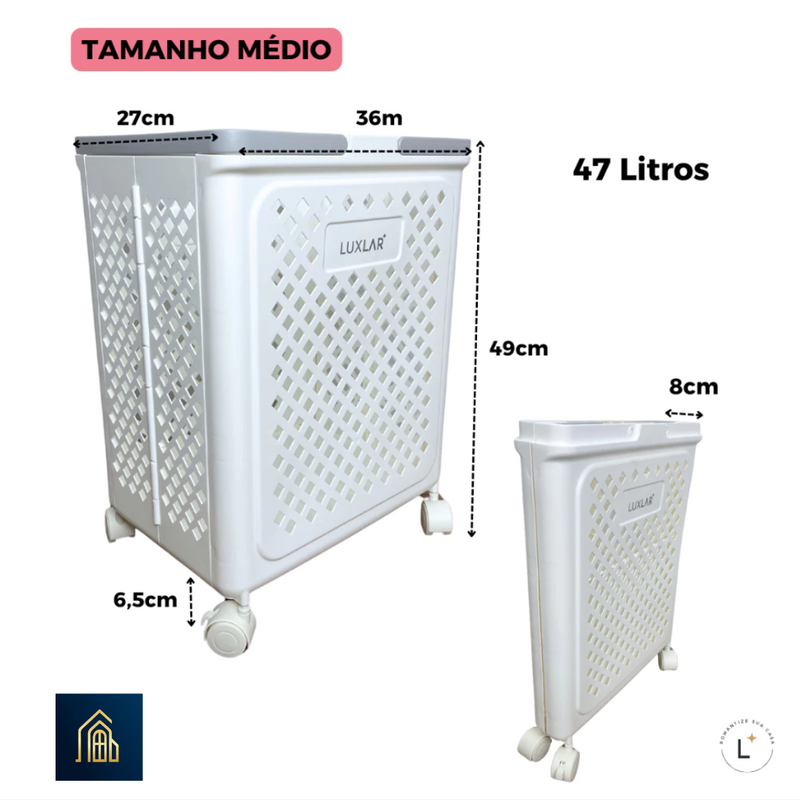 Cesto Organizador Dobrável Luxo