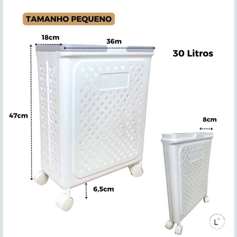 Cesto Organizador Dobrável Luxo
