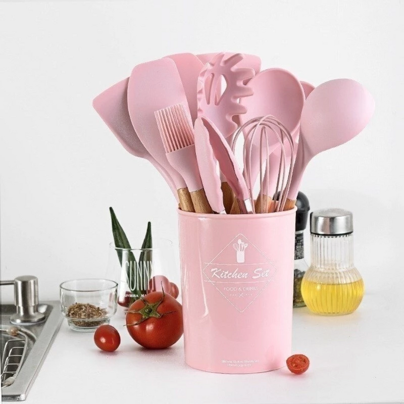 JOGO DE COZINHA COMPLETO – KIT C/12 PEÇAS DE SILICONE
