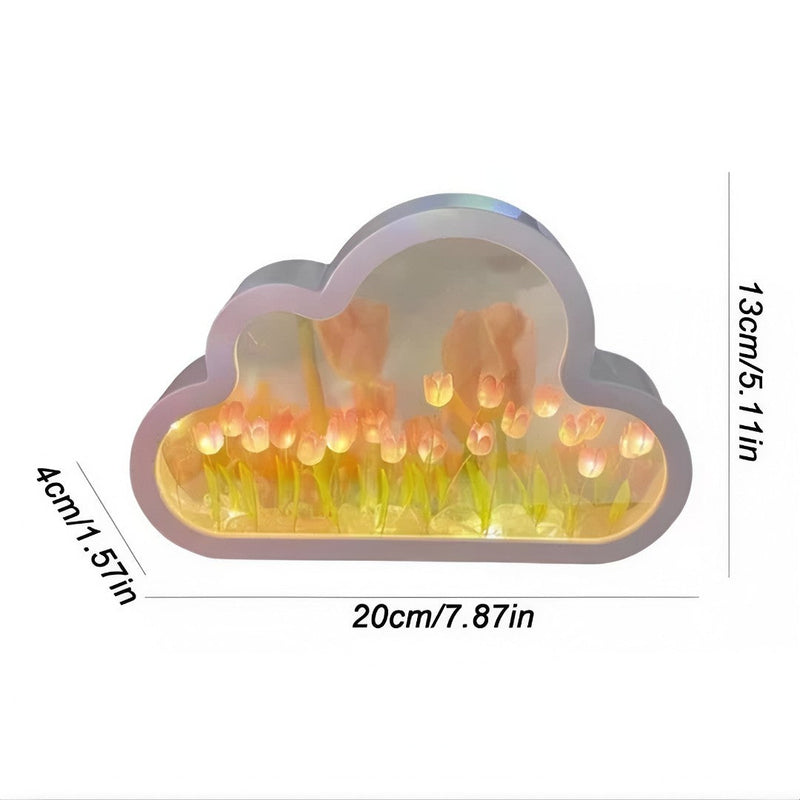 🌷 LumiTulip™ – Luminária de Mesa com Flores de Tulipa Românticas